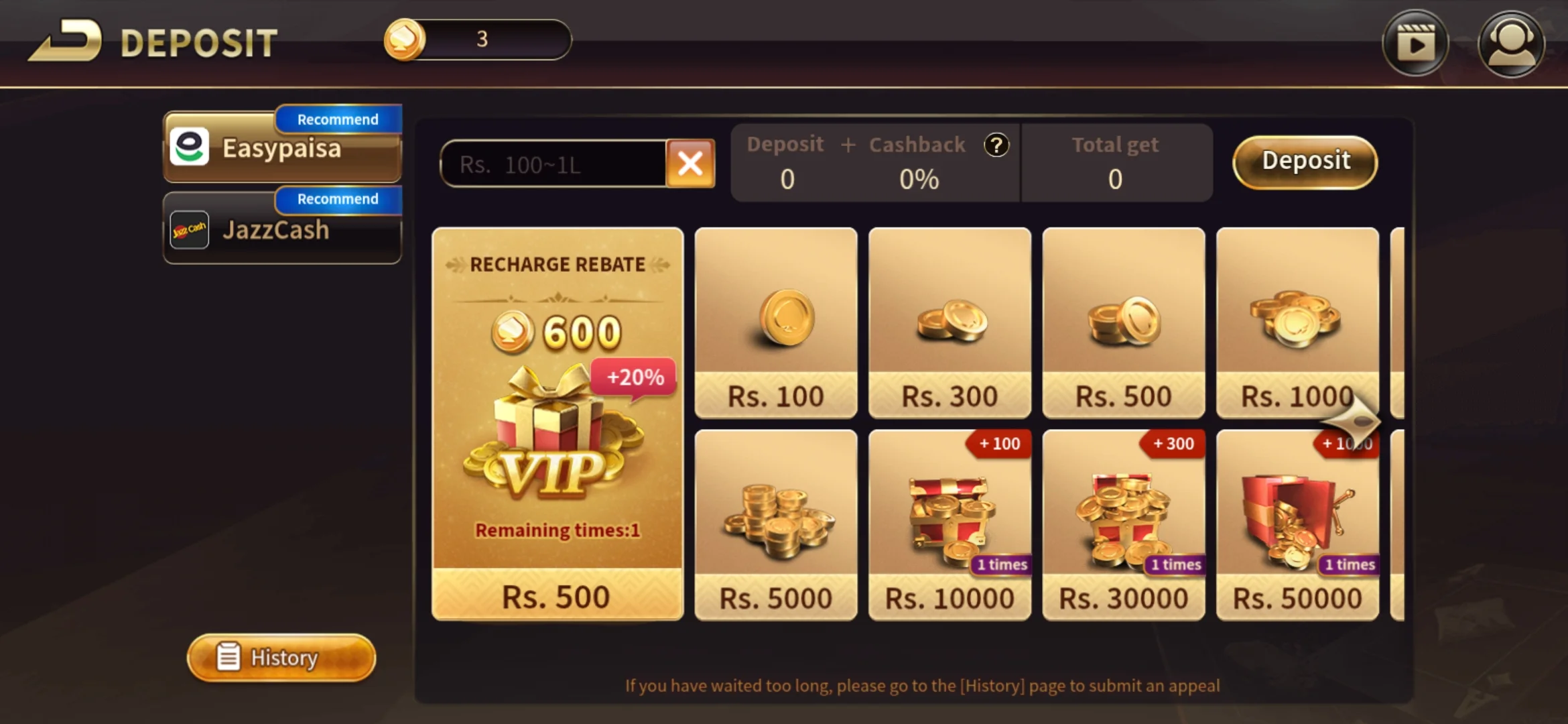 Royal x Casino Deposit