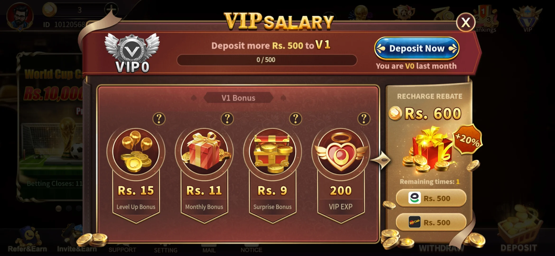 Royal x Casino Vip Selary
