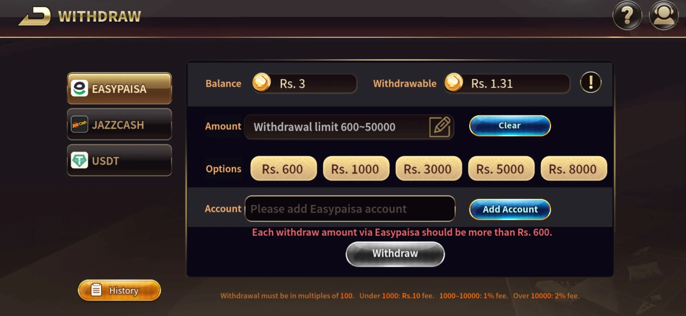 Royal x Casino Withdraw
